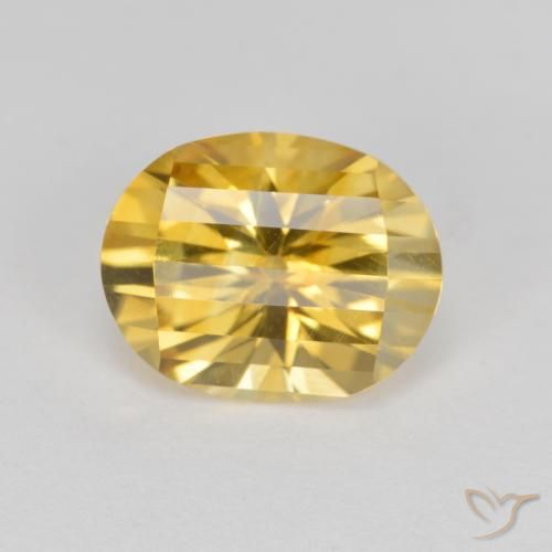 2.42ct Natural Golden Citrine, Oval, VVS