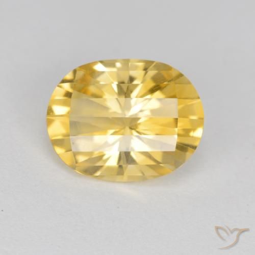 2.22ct Natural Gold Citrine, Oval, VVS