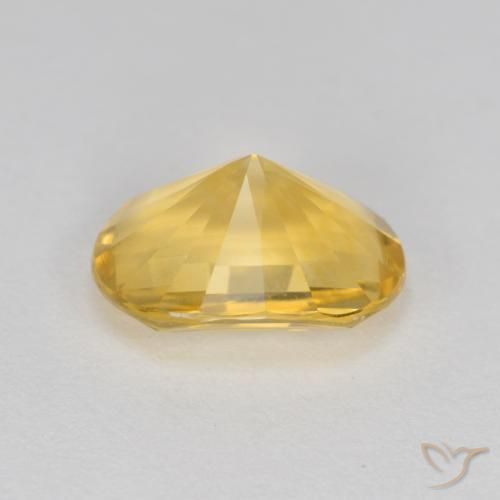 Citrine Gemstone in 10 x 8 mm (calibrated) Size for Sale, Citrine Stone in Gold Color