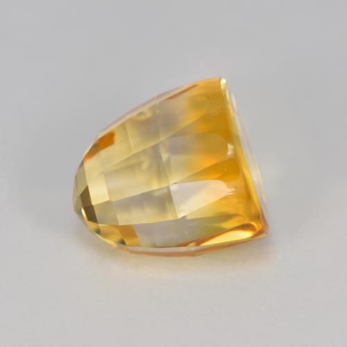 8 x 7mm fancy-schliff goldener Citrin aus Brasilien, Gewicht 3,33 ct, 1 Stück Citrin - Farbe: Dunkelgolden, natürlicher Edelstein in VVS Reinheit, Mohs-Härte von 7 Geeignet für den täglichen Gebrauch im Schmuck, Jahr des Hahn-Edelsteins, Photo A