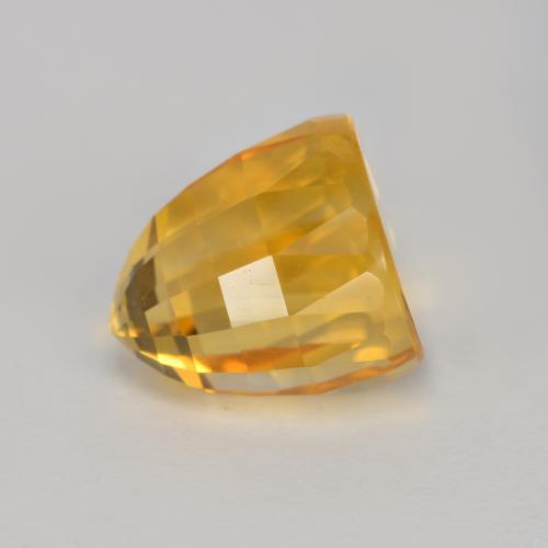 Deep Orange-Gold Цитрин Камень - 3.1ct Bullet Shape Checkerboard (ID: 574261)