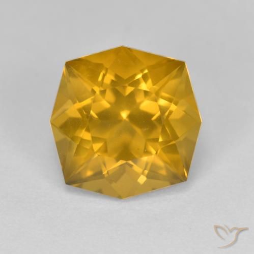 3.72ct Natural Golden-Orange Citrine, Fancy, VVS-VS