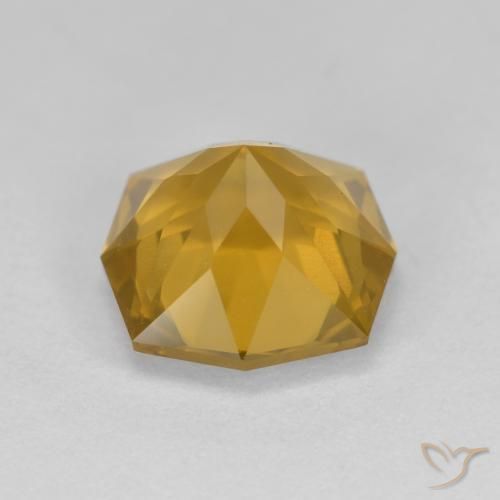 Citrine Gemstone in 10 x 10 mm (calibrated) Size for Sale, Citrine Stone in Golden-Orange Color
