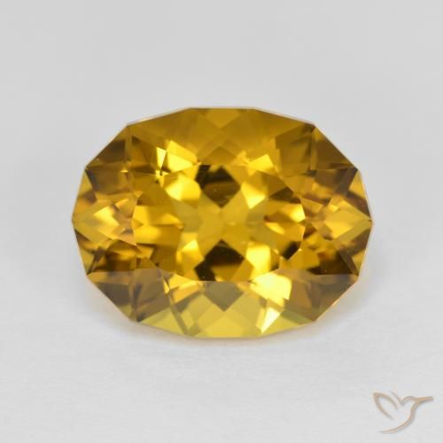 4.35ct Natural Brownish Golden Citrine, Fancy, VS