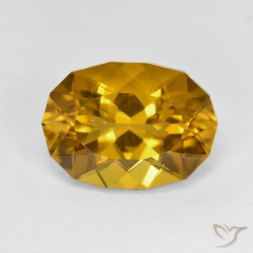 Gold Citrine Gem - 6.2ct Fancy Cut (ID: 596901)