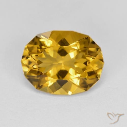 4.10ct Natural Brownish Golden Citrine, Fancy, VVS