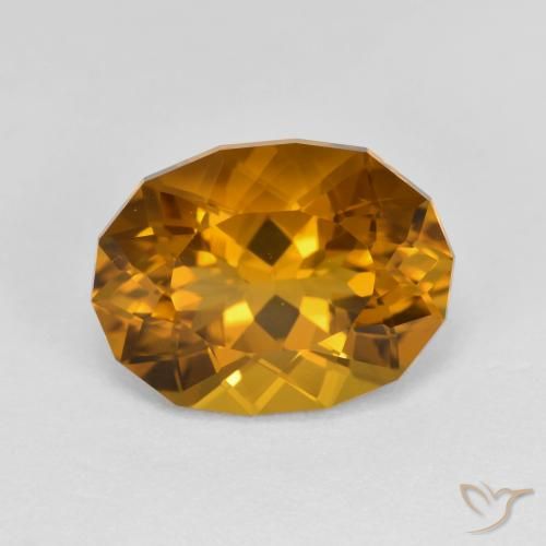 4.59ct Natural Golden-Brown Citrine, Fancy, VVS