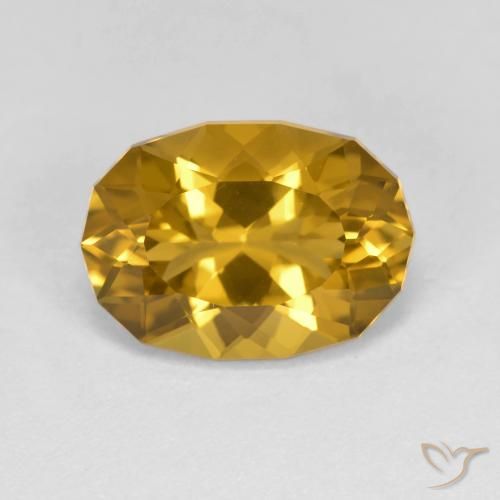 3.37ct Natural Golden-Orange Citrine, Fancy, VVS