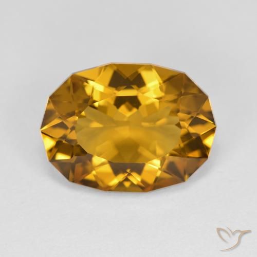 4.26ct Natural Gold Citrine, Fancy, VVS