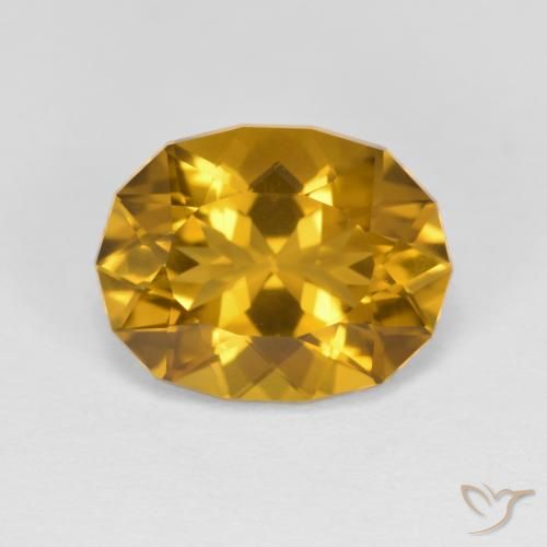 4.14ct Natural Golden-Orange Citrine, Fancy, VVS-VS