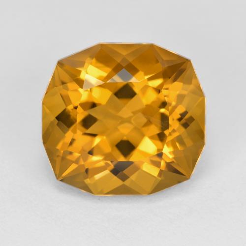 Golden-Brown Citrine Gem - 7.2ct Fancy Cut (ID: 597632)