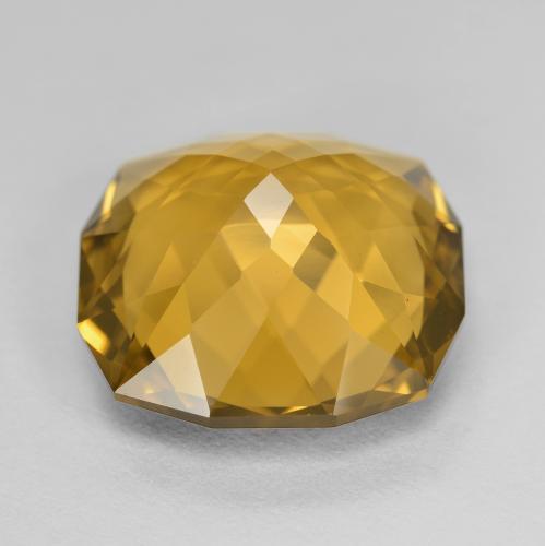 13 カラット 茶色がかったゴールド シトリン 宝石 から ブラジル