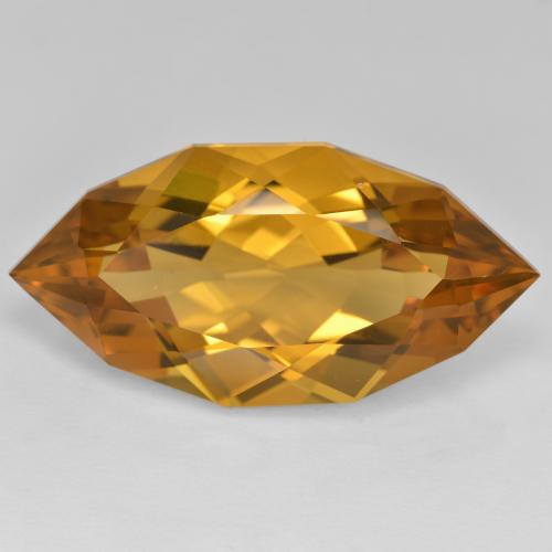 Золотисто-коричневый Цитрин Камень - 15.9ct Fancy Cut (ID: 598763)