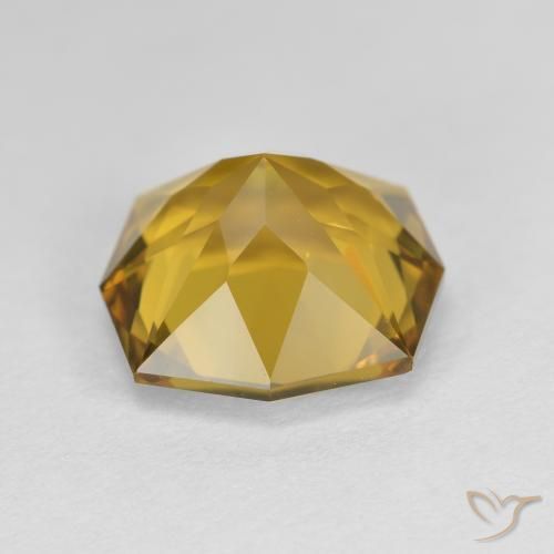 Citrine Gemstone in 11 x 11 mm (calibrated) Size for Sale, Citrine Stone in Golden Orange Color