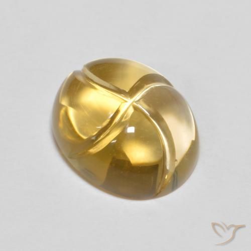 2.76ct Natural Golden Citrine, Oval, Transparent