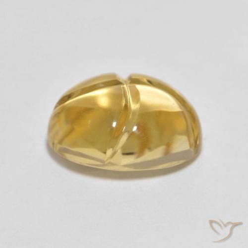 Citrine Gemstone in 10 x 8 mm (calibrated) Size for Sale, Citrine Stone in Golden Color