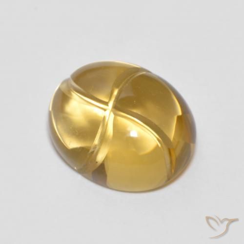 2.70ct Natural Golden-Orange Citrine, Oval, Transparent