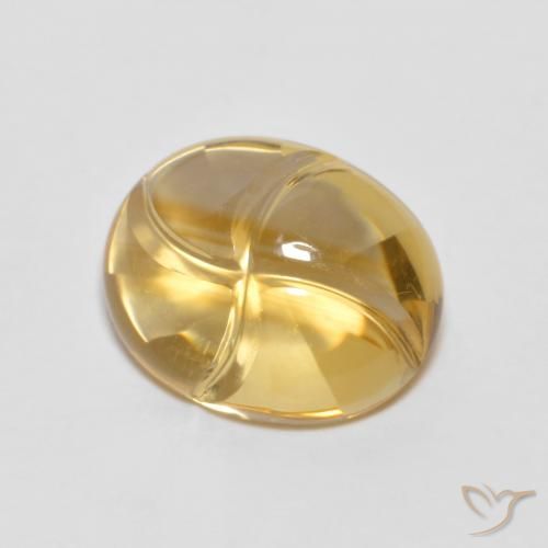 2.33ct Natural Golden Citrine, Oval, Transparent