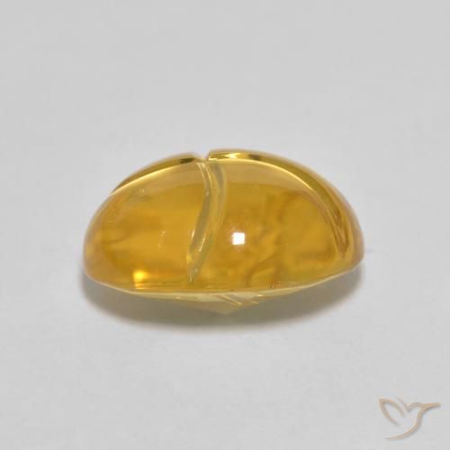 Citrine Gemstone in 10 x 8 mm (calibrated) Size for Sale, Citrine Stone in Golden-Orange Color