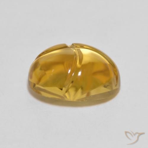 Citrine Gemstone in 10 x 8 mm (calibrated) Size for Sale, Citrine Stone in Golden-Orange Color