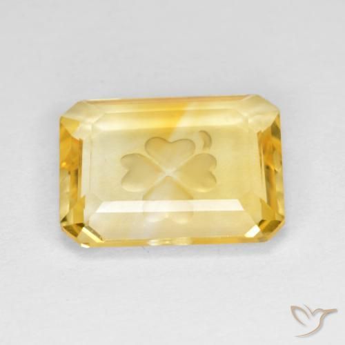 Citrine Gemstone in 12 x 10 mm (calibrated) Size for Sale, Citrine Stone in Golden Color