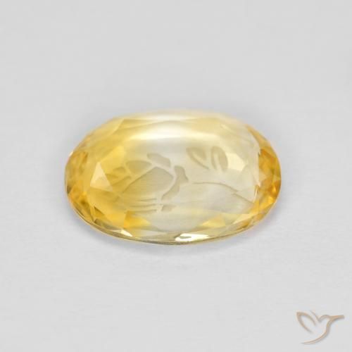 Citrine Gemstone in 10 x 8 mm (calibrated) Size for Sale, Citrine Stone in Golden Color