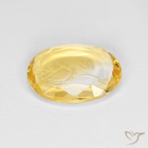 Citrine Gemstone in 10 x 8 mm (calibrated) Size for Sale, Citrine Stone in Golden Color