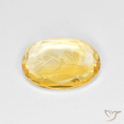 Citrine Gemstone in 10 x 8 mm (calibrated) Size for Sale, Citrine Stone in Golden Color