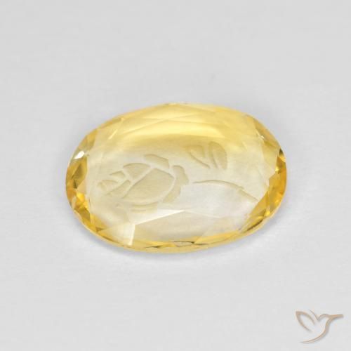 Citrine Gemstone in 10 x 8 mm (calibrated) Size for Sale, Citrine Stone in Golden Color