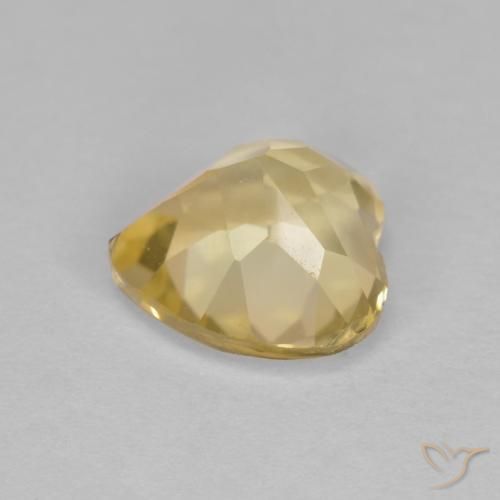 Citrine Gemstone in 7 x 7 mm (calibrated) Size for Sale, Citrine Stone in Yellowish Gold Color