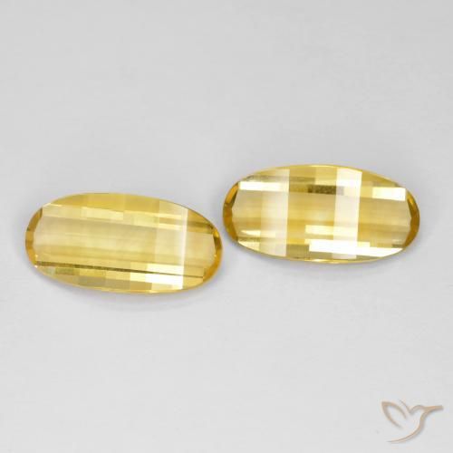 4.80 ctw Golden Citrine Stones, Natural Citrine in Fancy Cut Shape for Sale
