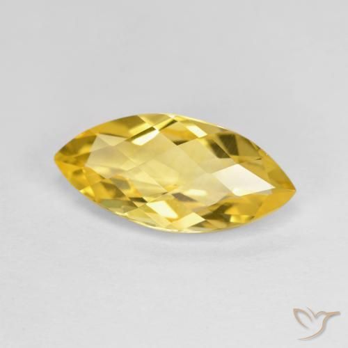 2.84ct Natural Golden Citrine, Marquise, VVS-VS