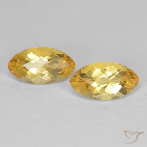 1.88ctw Natural Golden Citrine, Marquise, VS