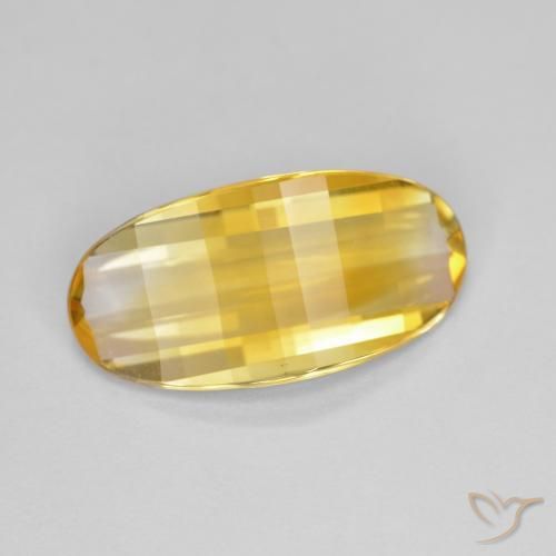 2.37 ct Golden Citrine Stone, Natural Citrine in Fancy Cut Shape for Sale