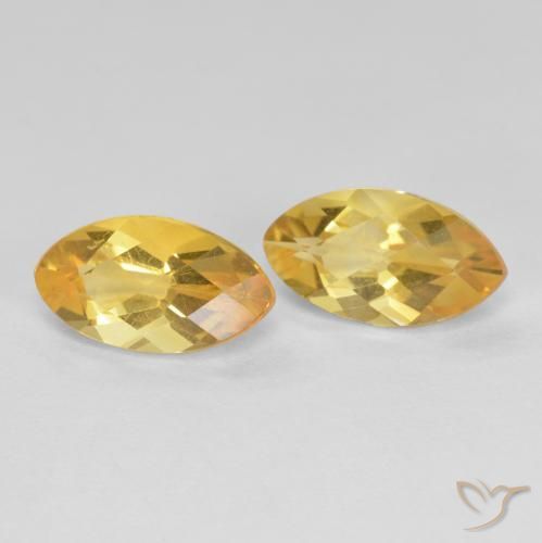 1.96ctw Natural Golden Citrine, Marquise, VS
