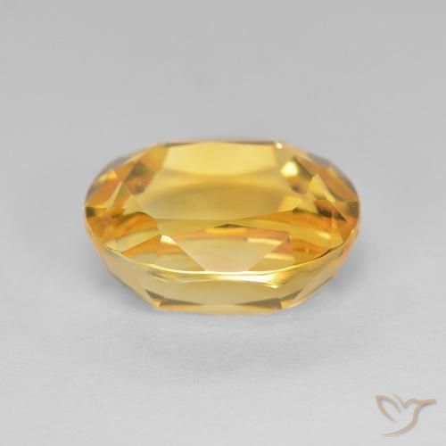 Citrine Gemstone in 10 x 8 mm (calibrated) Size for Sale, Citrine Stone in Golden Color