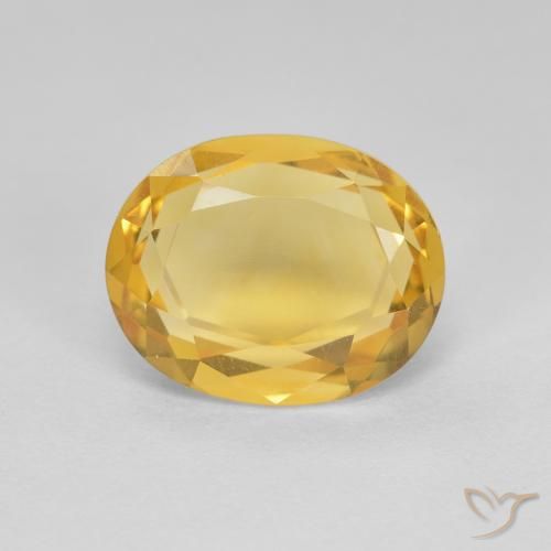 2.62ct Natural Golden Citrine, Oval, VVS-VS