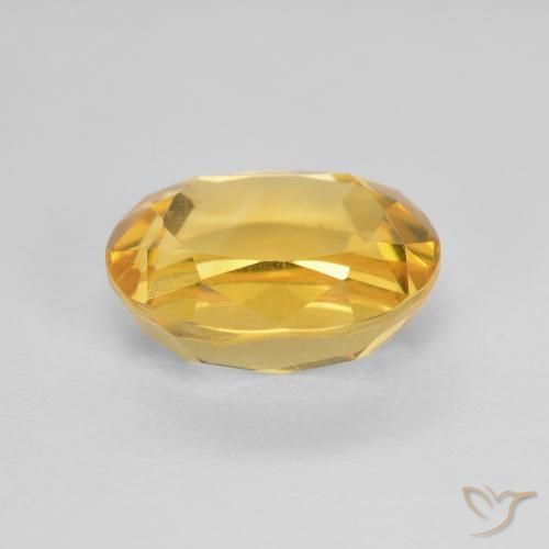 Citrine Gemstone in 10 x 8 mm (calibrated) Size for Sale, Citrine Stone in Golden Color