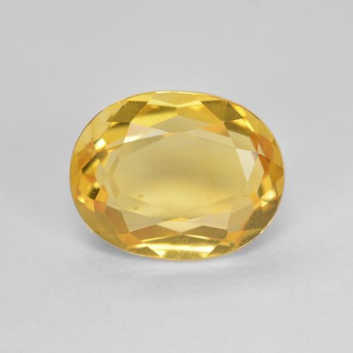 2.68ct Natural Golden Citrine, Oval, VVS-VS