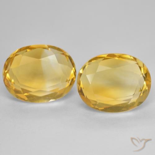 5.69ctw Natural Golden Citrine, Oval, VVS-VS