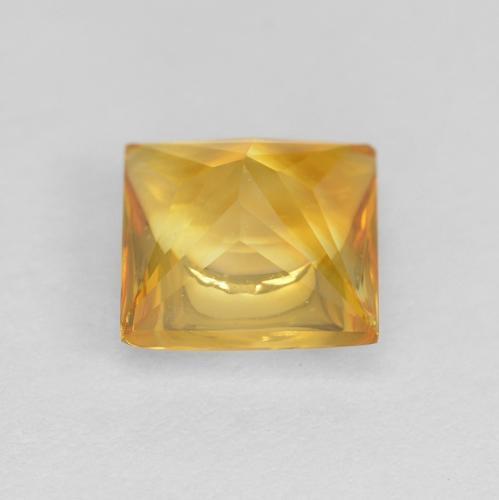 Citrine Gemstone in 6 x 6 mm (calibrated) Size for Sale, Citrine Stone in Golden Color