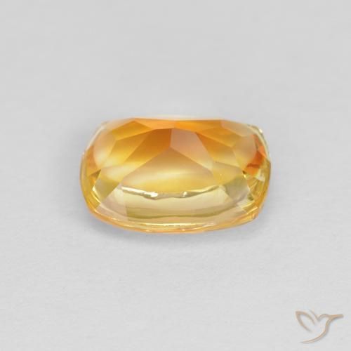 Citrine Gemstone in 8 x 6 mm (calibrated) Size for Sale, Citrine Stone in Medium Orange Color