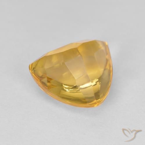 Citrine Gemstone in 8 x 8 mm (calibrated) Size for Sale, Citrine Stone in Golden Orange Color