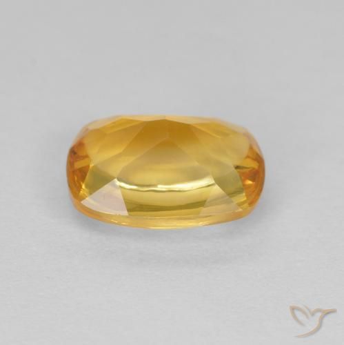 Citrine Gemstone in 8 x 6 mm (calibrated) Size for Sale, Citrine Stone in Medium Golden Color