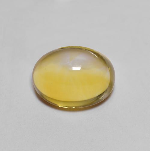 Citrino 8,1 x 6mm dorato Ovale cabochon dal Brasile, peso di 1,74 ct, gemma naturale non trattati in purezza Transparent, 1 pezzo Citrino - Colore: Dorato, durezza Mohs di 7 adatto per gioielli da indossare ogni giorno, Anno della pietra preziosa del gallo, Photo A