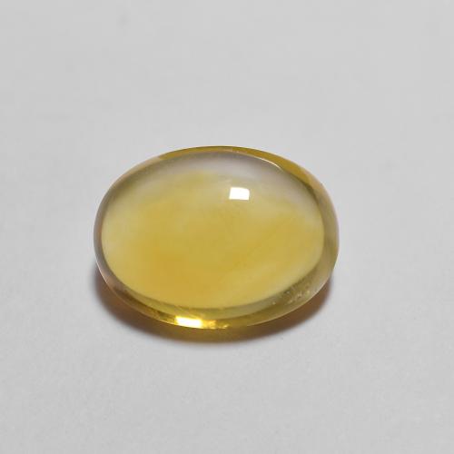 Citrino dorato taglio ovale da 1,44 ct dal Brasile, dimensione 8,1 x 6mm, pietra preziosa naturale non trattati , purezza Transparent, Citrino Ovale cabochon da 1 pz, durezza Mohs di 7 adatto per gioielli da indossare ogni giorno, Pietra del mercante, Photo A