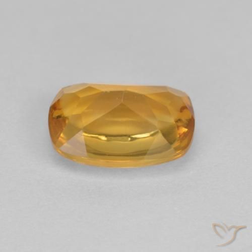 Citrine Gemstone in 8 x 6 mm (calibrated) Size for Sale, Citrine Stone in Medium Orange Color