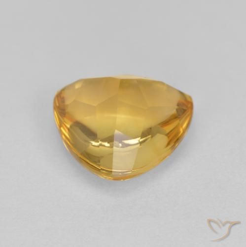Citrine Gemstone in 8 x 8 mm (calibrated) Size for Sale, Citrine Stone in Deep Golden Orange Color
