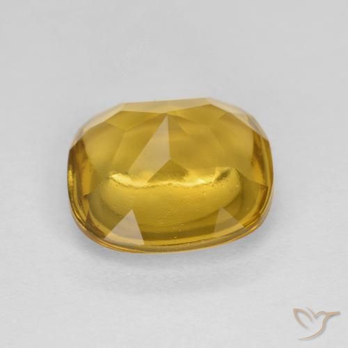 Citrine Gemstone in 10 x 10 mm (calibrated) Size for Sale, Citrine Stone in Golden Color