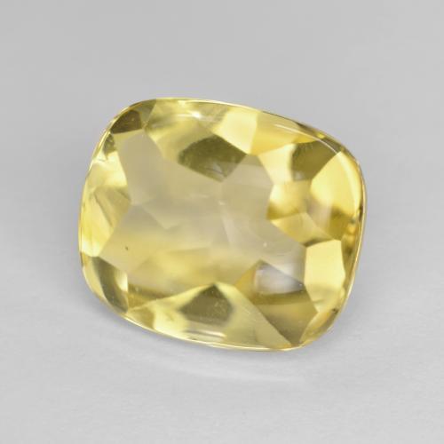Golden Citrine Gem - 5.8ct Cushion Buff-Top (ID: 608422)